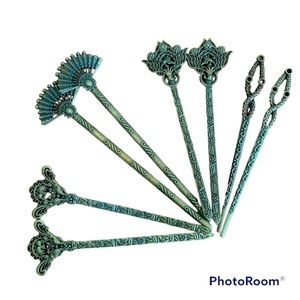 Vintage Chinese Hair Sticks - 4 pair